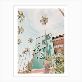 Beverly Hills Hotel Scenery Art Print