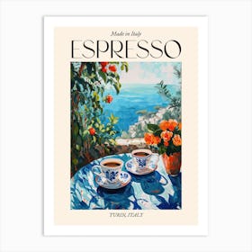 Turin Espresso Made In Italy 2 Poster Art Print