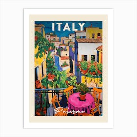 Palermo Italy 1 Fauvist Painting Travel Poster Art Print