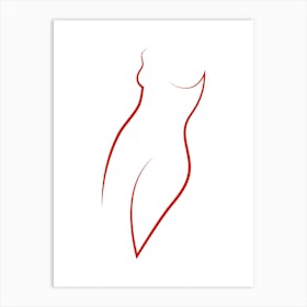Ardor Nv11 Abstract Nude Art Print