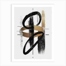 Letter B Canvas Print Art Print