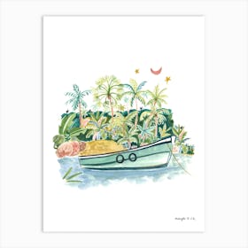 Zuari Boat Art Print