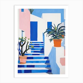 Matisse Inspired Fauvism Garden House Poster Art Print