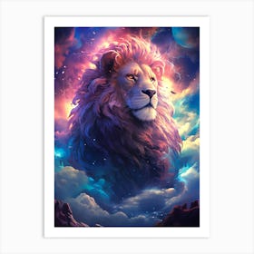 Lion In The Sky 8 Art Print