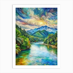 Van Gogh Daintree National Park Australia Art Print