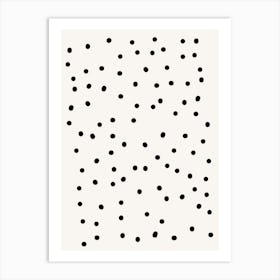 Polka Dots Abstract Painting Art Print