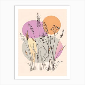 Wild Grasses Art Print