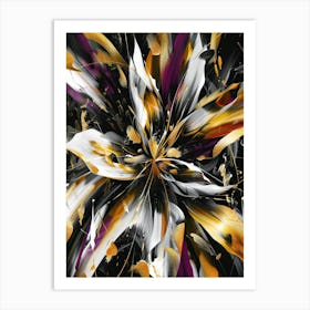 Abstract Flower 43 Art Print