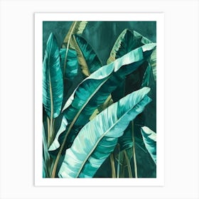 Tropical Leaves 38 Art Print