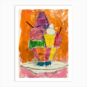 Trifle Sundae Jelly Dessert 1 Art Print