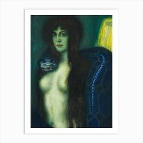 The Sin 1909 by Franz Von Stuck - "Palermo" or ''Die Sünde'' in HD Immaculate 1 Art Print