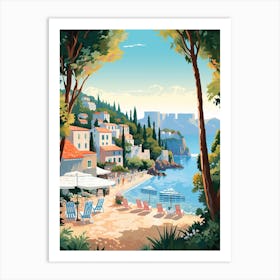 Budva Montenegro 3 Illustration Art Print