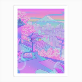 Fuji Blossom Art Print