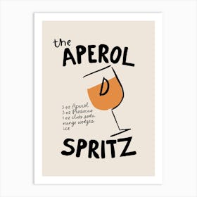 Aperol Spritz Art Print