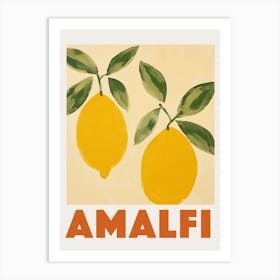 Amalfi Oranges Art Print