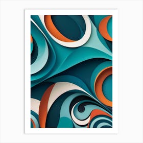 Abstract Canvas Print Art Print