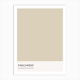 Parchement Colour Block Poster Art Print