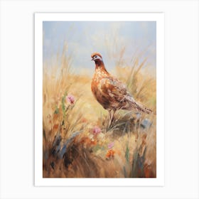 Bird Painting Pheasant 2 Art Print