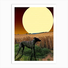 Wylam The Dog Art Print