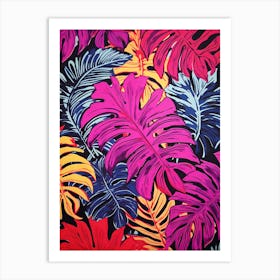 Tropical Leaves 10 Art Print