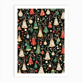 Christmas Bells 1 Art Print