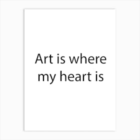 Hobby Quote 20 Art Print