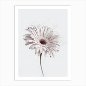 Gerbera Daisy 1 Art Print