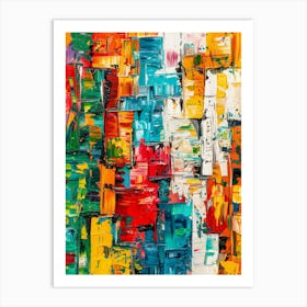 Abstract Painting 1117 Art Print