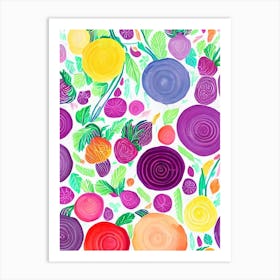 Beetroot Marker vegetable Art Print