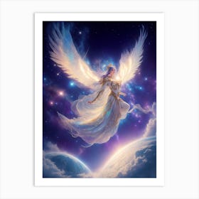 Angel In The Sky Art Print