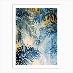 Palm Tree Painting Art Print