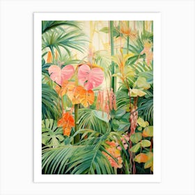 Tropical Plant Painting Areca Palm 2 Art Print