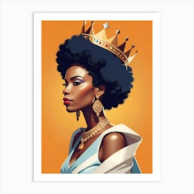 Afro Queen Art Print