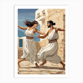 Couple Dancing In The Street Art Print