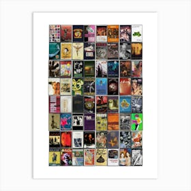 Grunge Music Print - Original Cassette Covers Art Print