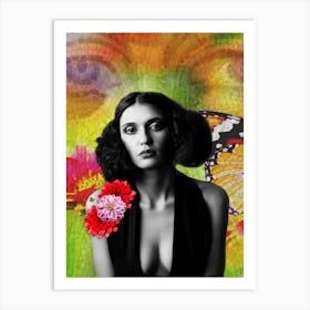 Mono Woman Art Print