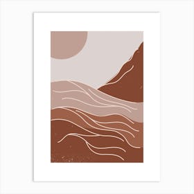 Abstract Landscape Painting Wall prints 2 Art Print