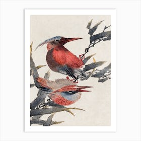 Birds, From Album Of Sketches (1814) Vintage Japanese Woodblock Prints, Katsushika Hokusai Art Print