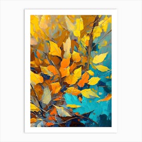 Autumn Leaves Four Art Print