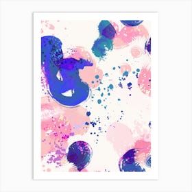 Creative Escapes - Pink Blue Art Print