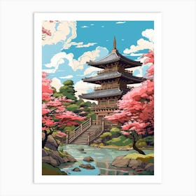 Tofuku Ji Japan  Illustration  1  Art Print