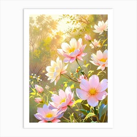 Flowers In The Garden 11 Art Print