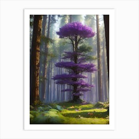 Purple Art Print