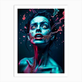 Emotional Madness Art Print