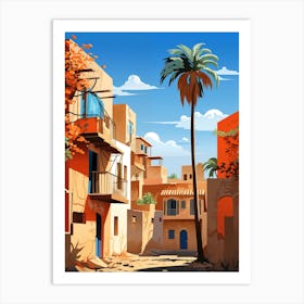 Mediterranean Village Art Print