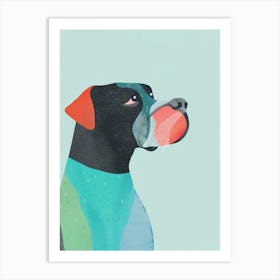 Dog Canvas Print 1 Art Print