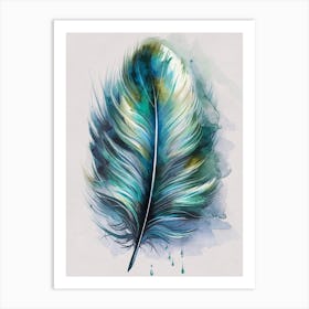 Feather Canvas Print Art Print