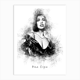 Dua Lipa 1 Art Print