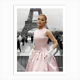 Ariana Grande Of The Olympic Games Paris 2024 Art Print