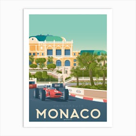 Monaco France Art Print